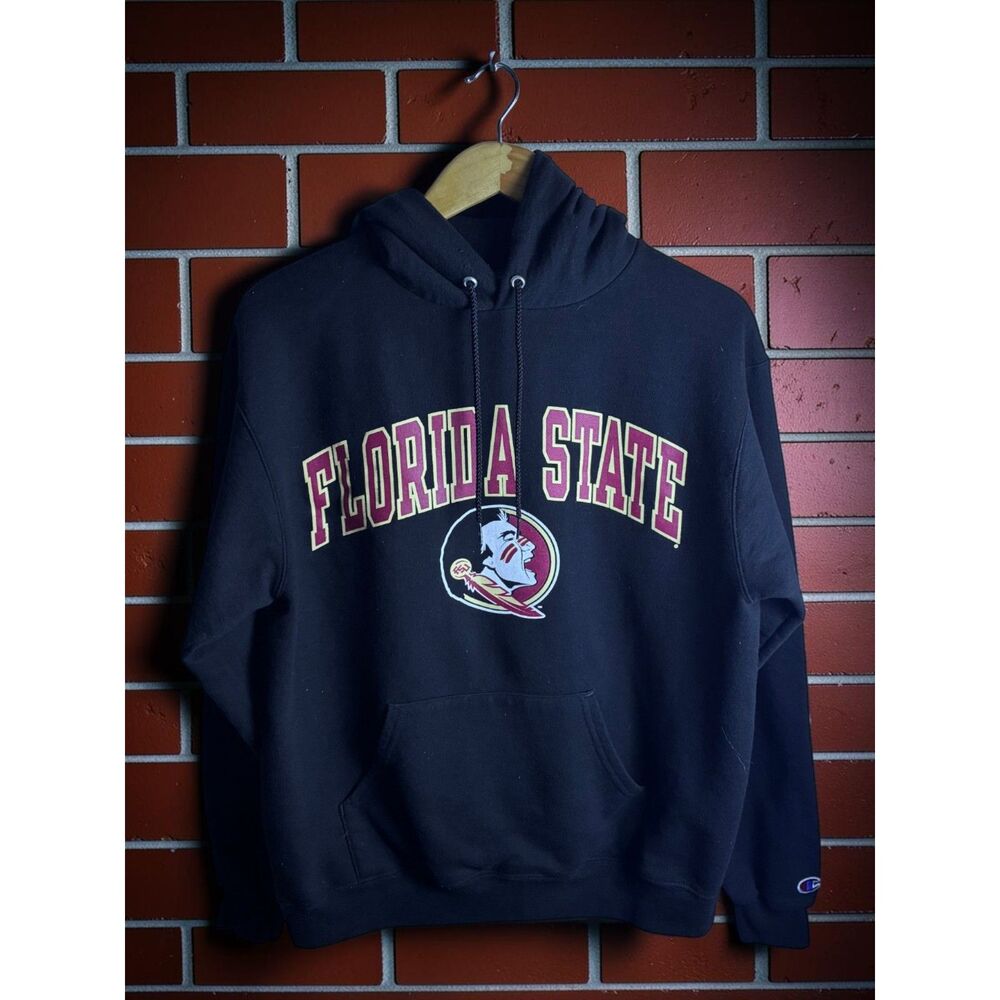 Forida State Seminoles Champion Eco Hoodie Men's Medium Black FSU